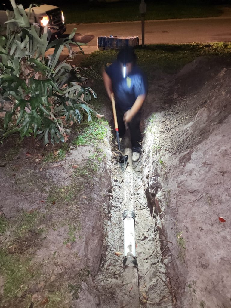 clearwater sewer line repair root intrusion pipe replacement elite plumbing 3